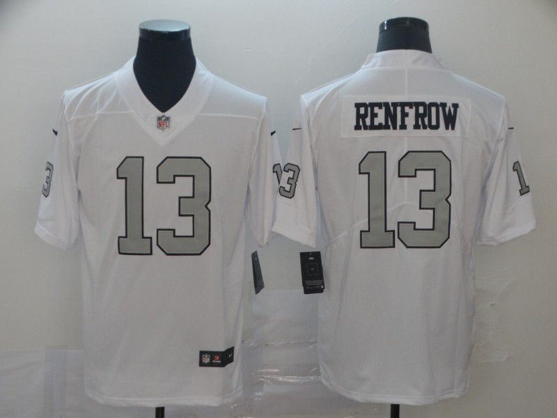Men Oakland Raiders 13 Renfrow White Nike Vapor Untouchable Limited Player NFL Jerseys